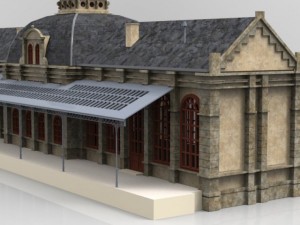 nordstadt station Modelo 3D