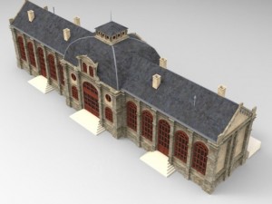 nordstadt station Modelo 3D