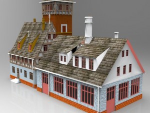 firestation 3D Модель