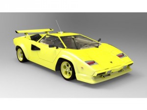lamborghini countach Modello 3D