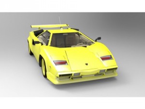 lamborghini countach Modello 3D