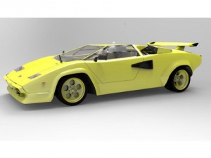 lamborghini countach Modello 3D