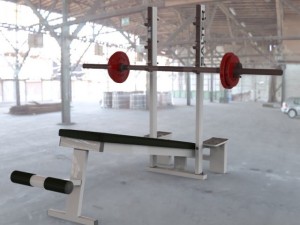declined press bench 3D Модель