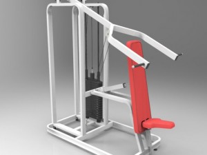 incline press Model 3D