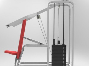 incline press Model 3D