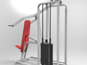 incline press Model 3D