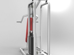incline press Model 3D