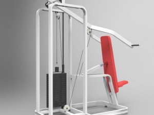 incline press Model 3D
