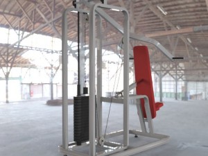 incline press Model 3D