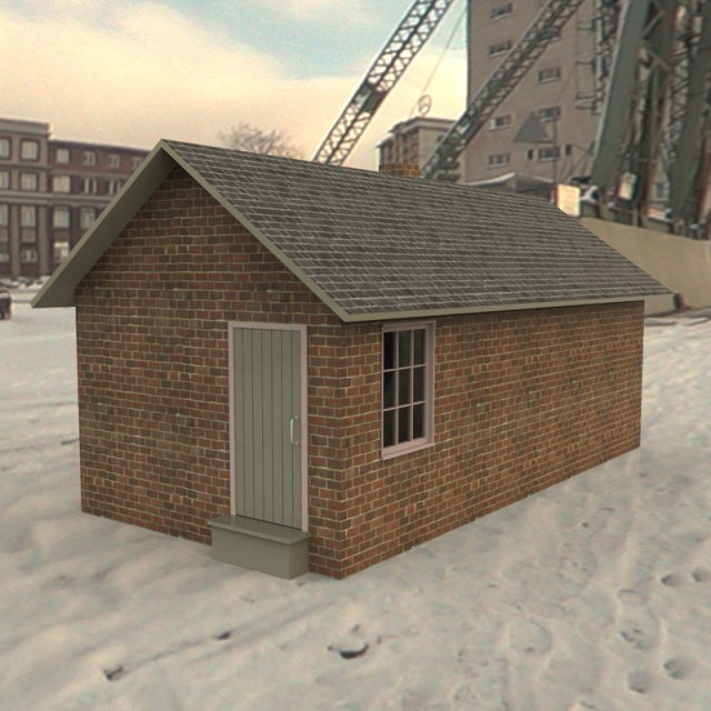 smokehouse 3D 模型 .c4d .max .obj .3ds .fbx .stl .blend 