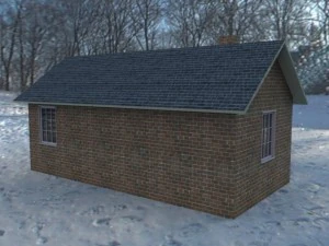 smokehouse 3D Model