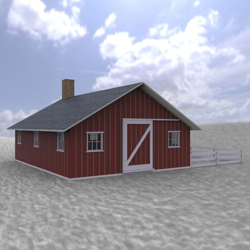 piggery 3D Model .c4d .max .obj .3ds .fbx .stl .blend 