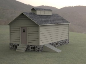 ice house 3D 모델
