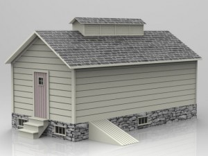 ice house Modello 3D