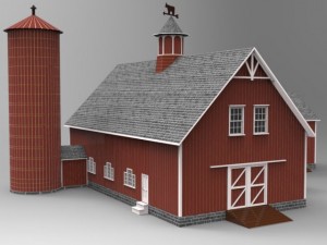 barn Modelo 3D