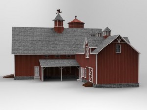 barn Modelo 3D