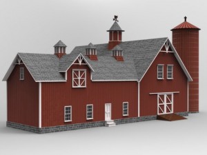 barn Modelo 3D