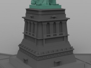 statue of liberty Modèle 3D