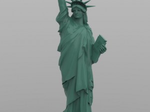 statue of liberty Modèle 3D