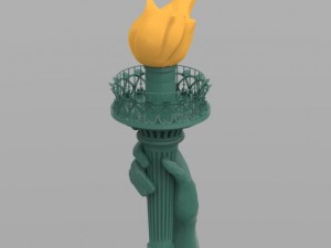statue of liberty Modèle 3D