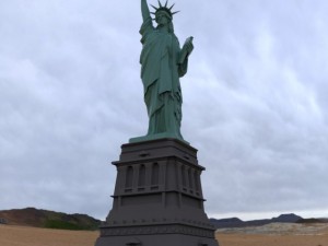 statue of liberty Modèle 3D