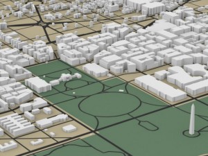 washington dc cityscape 3D 모델