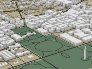 washington dc cityscape 3D Model