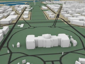 washington dc cityscape 3D Model