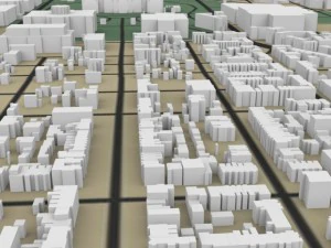 washington dc cityscape 3D Model