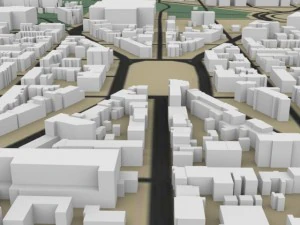 washington dc cityscape 3D Model