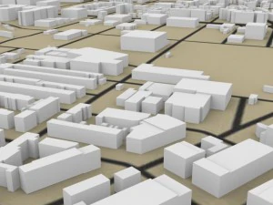 washington dc cityscape 3D Model