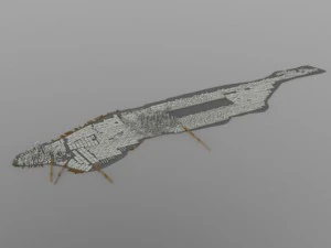 manhattan island cityscape 3D Model