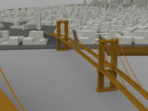 manhattan island cityscape 3D Модель