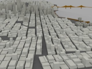 manhattan island cityscape 3D Модель
