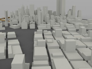 manhattan island cityscape 3D Модель