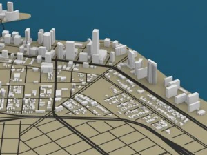 miami cityscape 3D Model