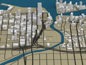 miami cityscape 3D Model