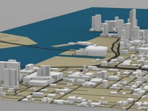 miami cityscape 3D Model