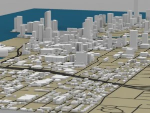 miami cityscape 3D Model