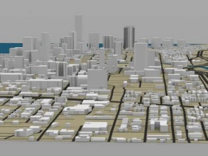 miami cityscape 3D Model