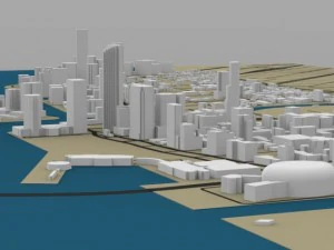 miami cityscape 3D Model