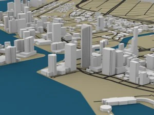 miami cityscape 3D Model