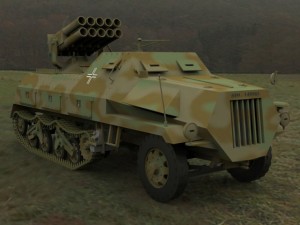panzerwerfer 42 3Dモデル