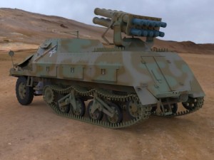 panzerwerfer 42 Modello 3D