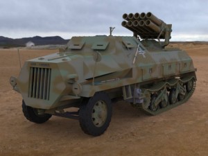 panzerwerfer 42 Modello 3D