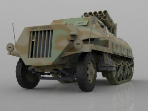 panzerwerfer 42 Modello 3D