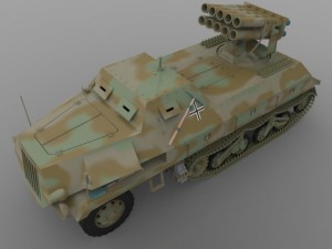 panzerwerfer 42 Modello 3D