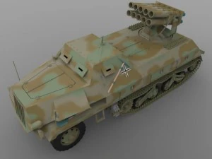panzerwerfer 42 3D Model