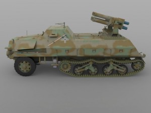 panzerwerfer 42 Modello 3D