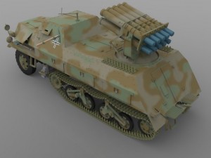 panzerwerfer 42 Modello 3D
